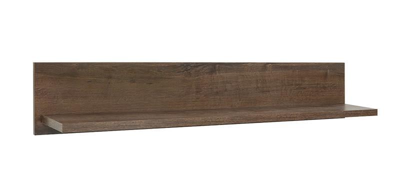 Полка навесная Гербор Белен POL_140 250х235х1400 мм Дуб Монастырский/Болотный (3518268)