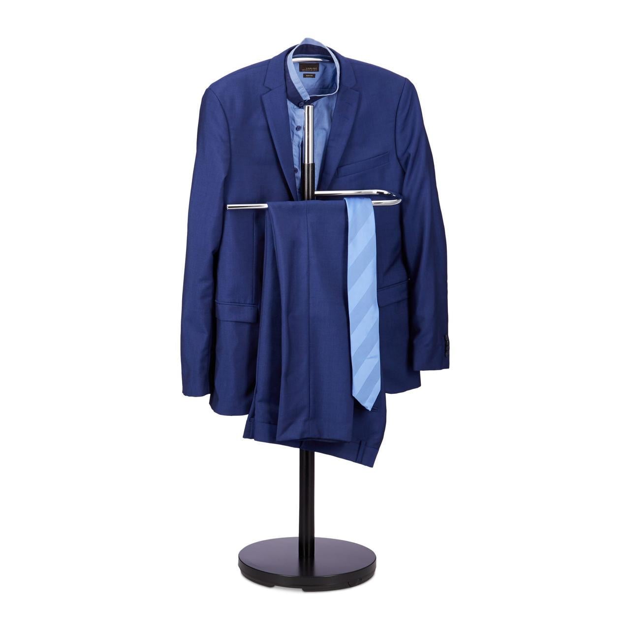 Стійка для одягу Relaxdays з дерева 114x46x30 см Білий/Чорний