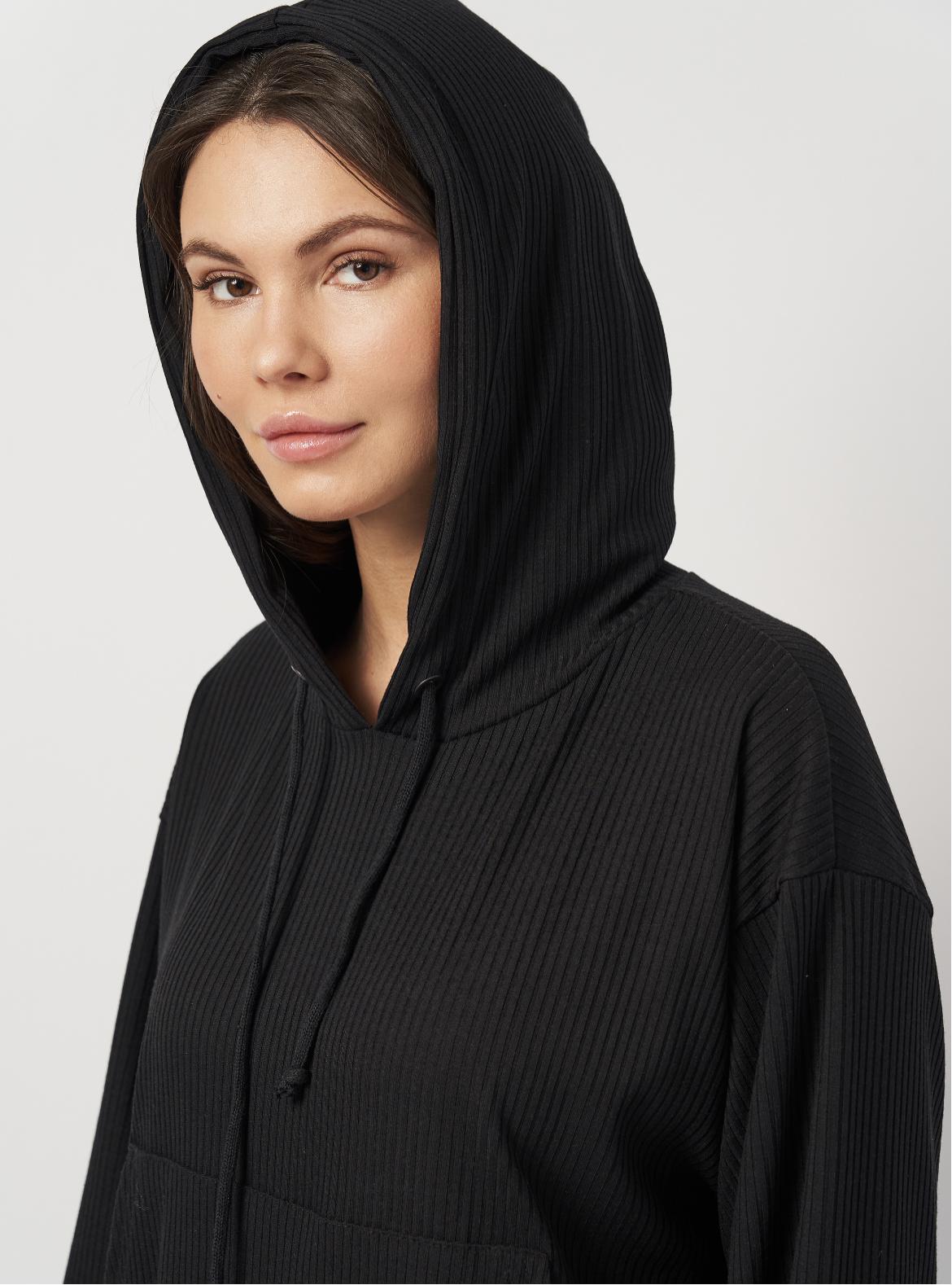 Костюм в рубчик женский Мари р. 50 Черный (2285640803) - фото 4 Костюм в рубчик женский Мари р. 50 Черный (2285640803) - фото 4