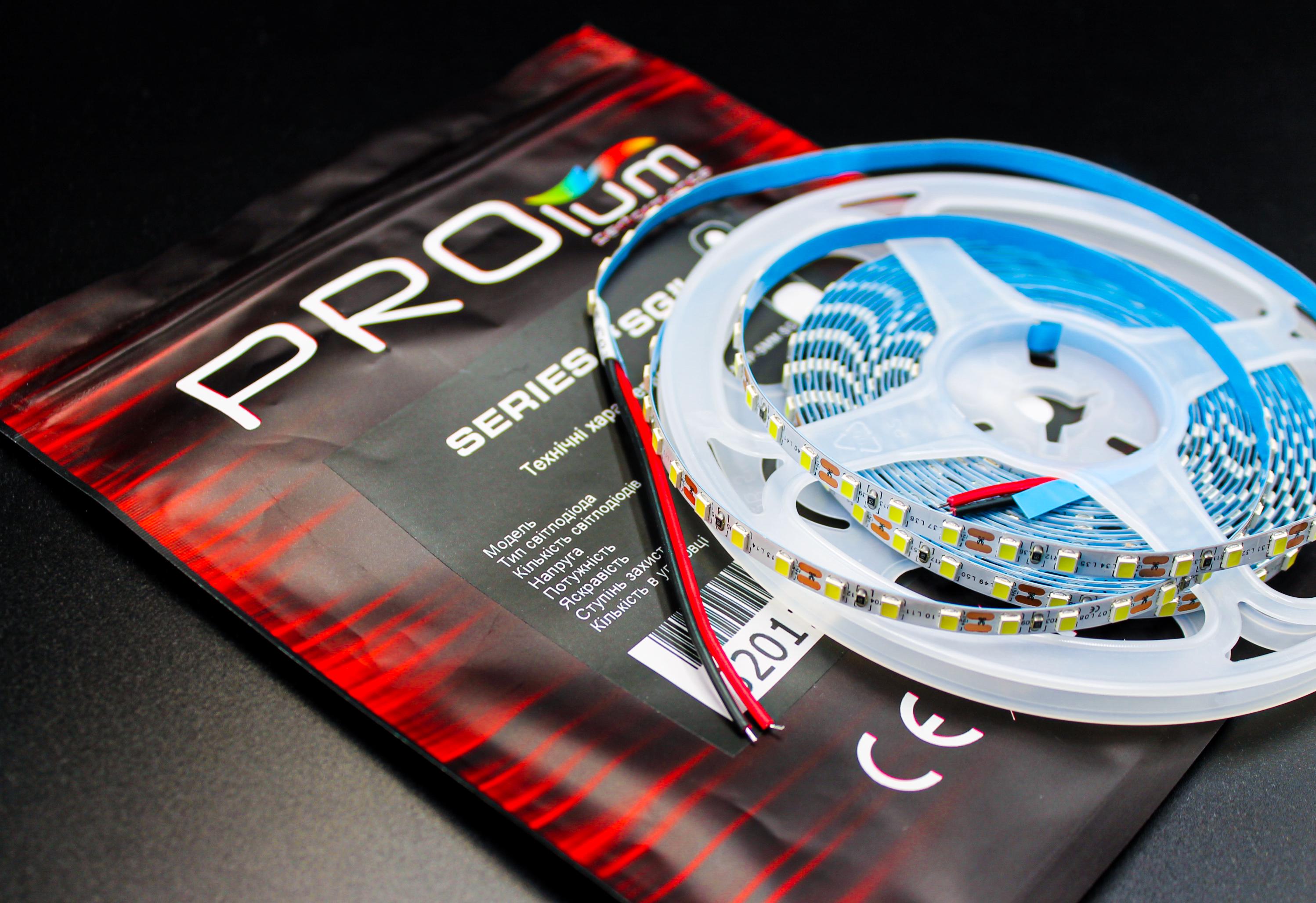 Світлодіодна стрічка Prolum 2835/120 IP20 Series-SG 12V 5 мм Білий (28522825) - фото 5 Світлодіодна стрічка Prolum 2835/120 IP20 Series-SG 12V 5 мм Білий (28522825) - фото 5