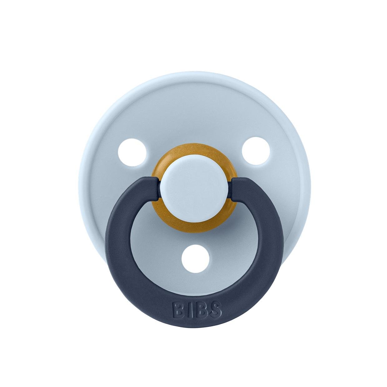Пустышка BIBS STUDIO COLOUR Fusion 0-6 мес. Baby Blue/Deep Space