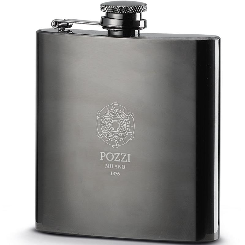 Фляга Pozzi Milano Silver Nights 180 мл нержавеющая сталь (111005919)