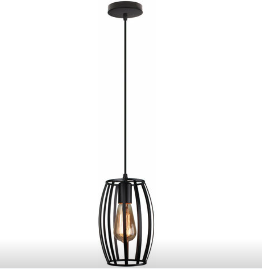 Люстра Svlight подвесная лофт колба одноламповый 240/1 Черный (1117769255)