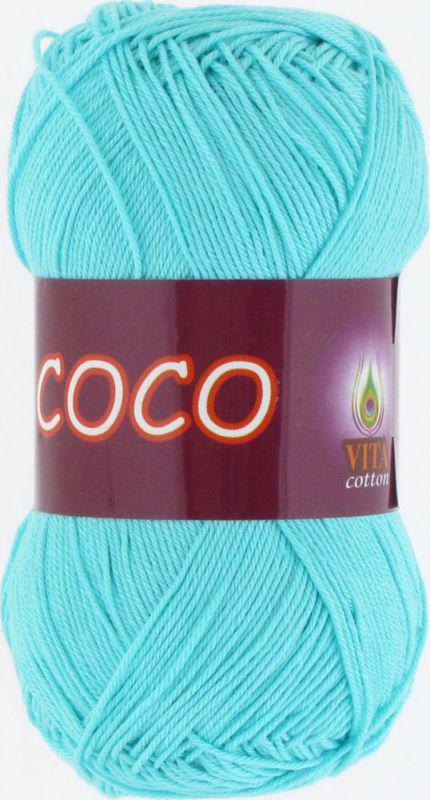 Пряжа Vita Cotton Coco 3867 голубой (3371)
