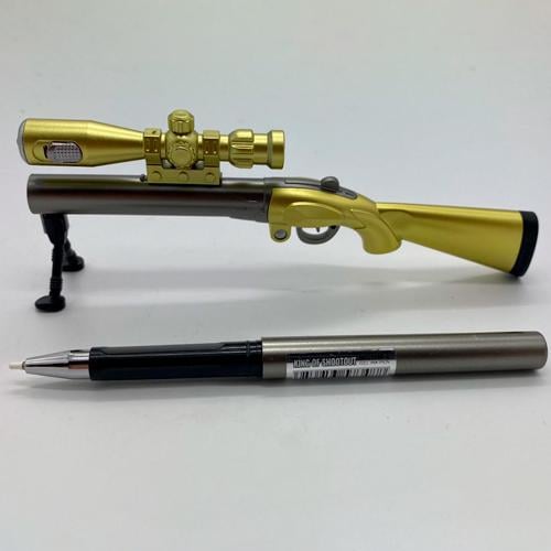 Ручка трансформер гелевая Снайперская винтовка Sniper Rifle с фонариком (3128)