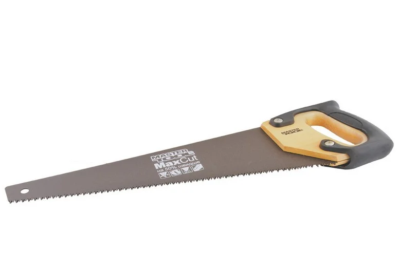 Ножовка столярная MasterTool 7TPI MAX CUT каленый зуб 3-D заточка тефлоновое покрытие 400 мм (14-2340) Ножовка столярная MasterTool 7TPI MAX CUT каленый зуб 3-D заточка тефлоновое покрытие 400 мм (14-2340)