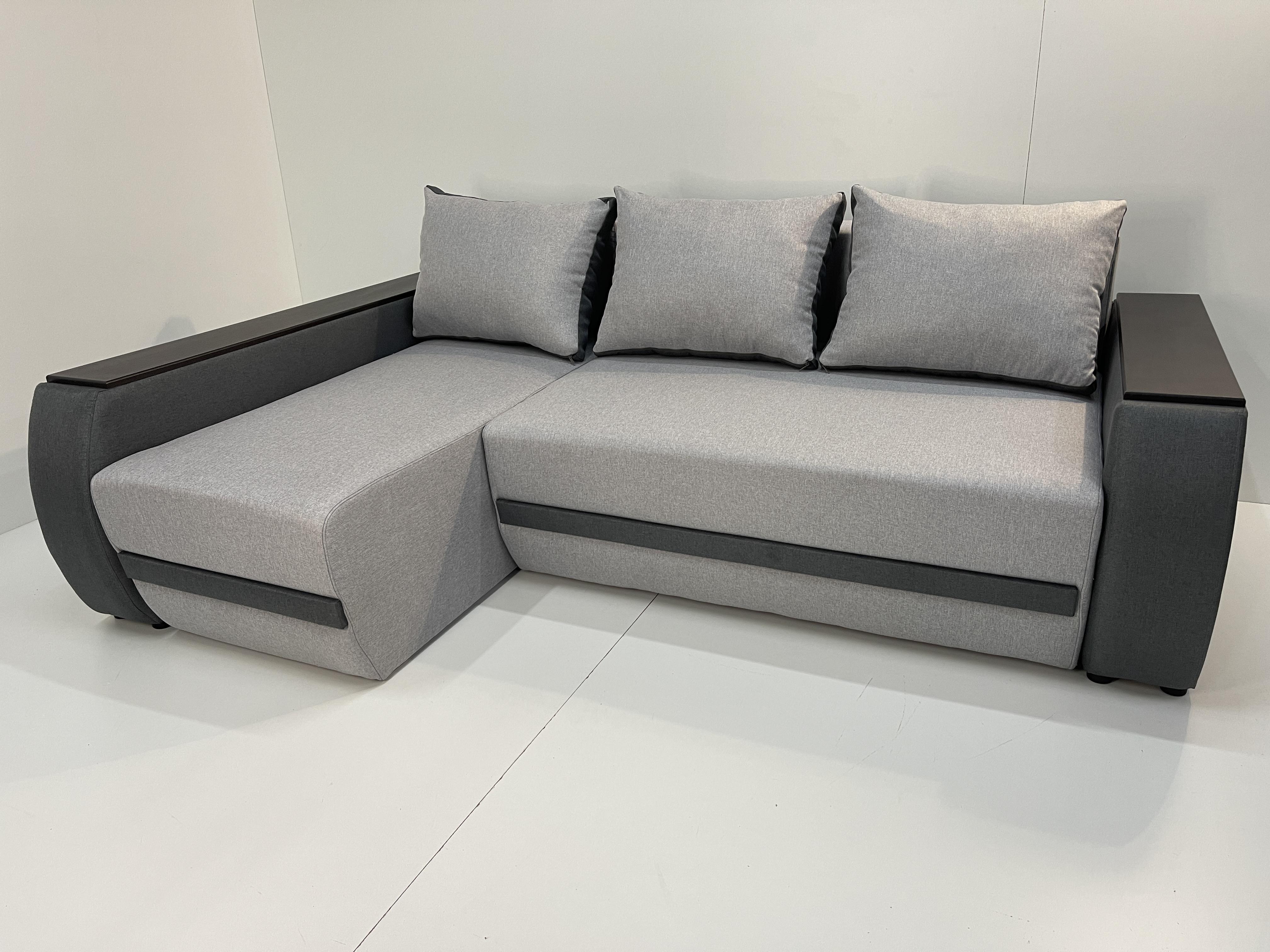 Диван угловой Токио 248х170 см Серый