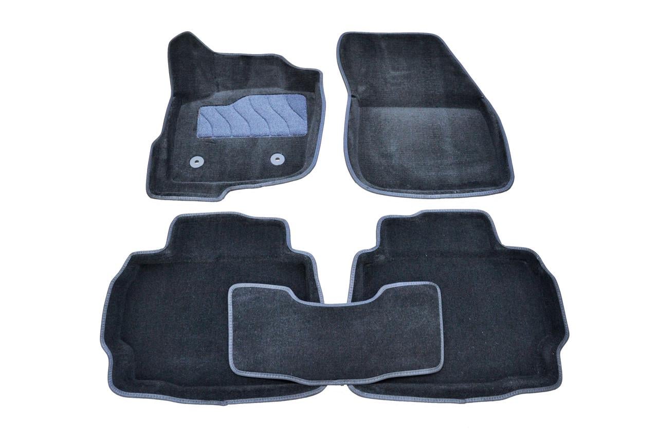 Коврики в салон ворсовые 3D Seintex Ford Mondeo V 2015- 5 шт. Черный 86402