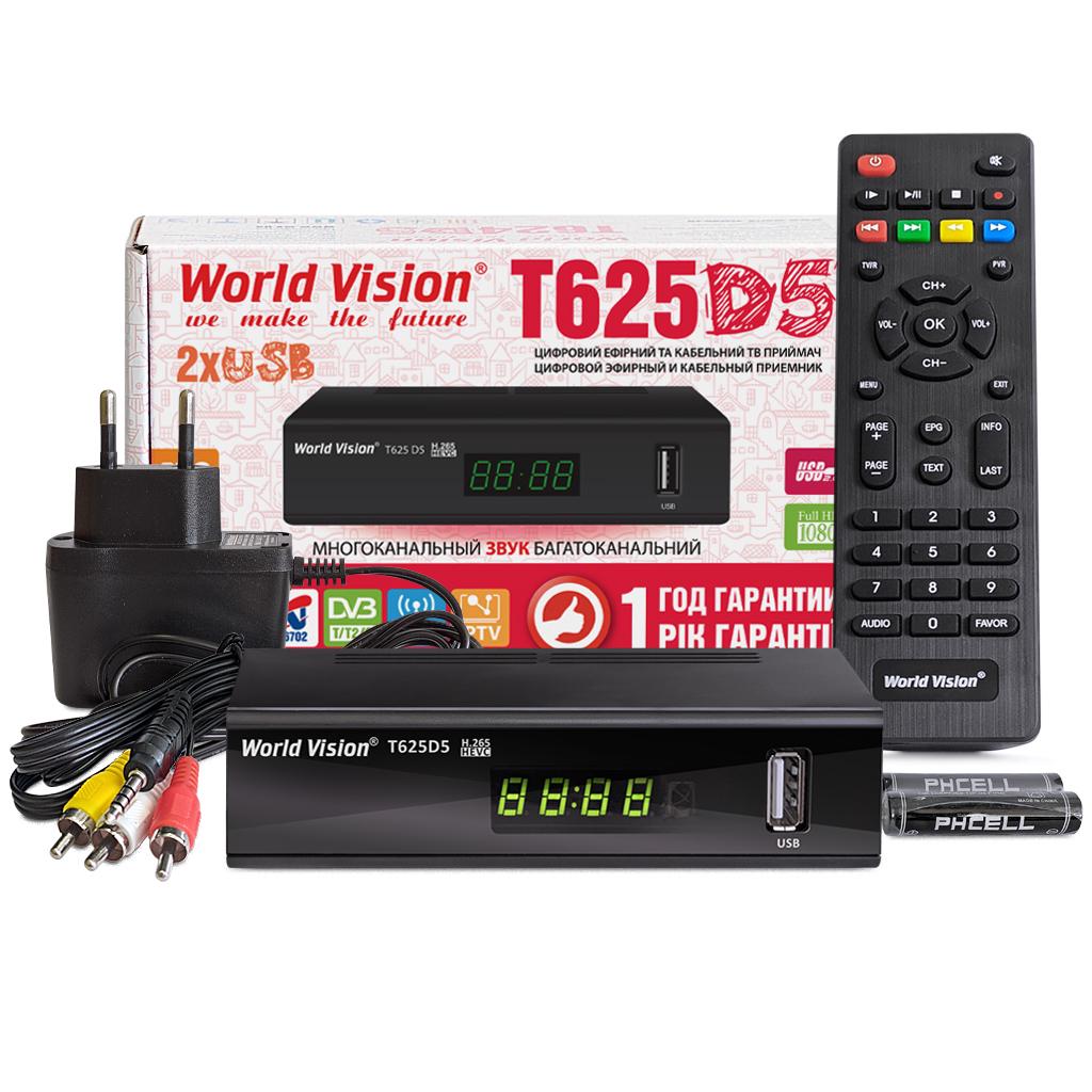 ТВ-ресивер World Vision T625D5 (32974)