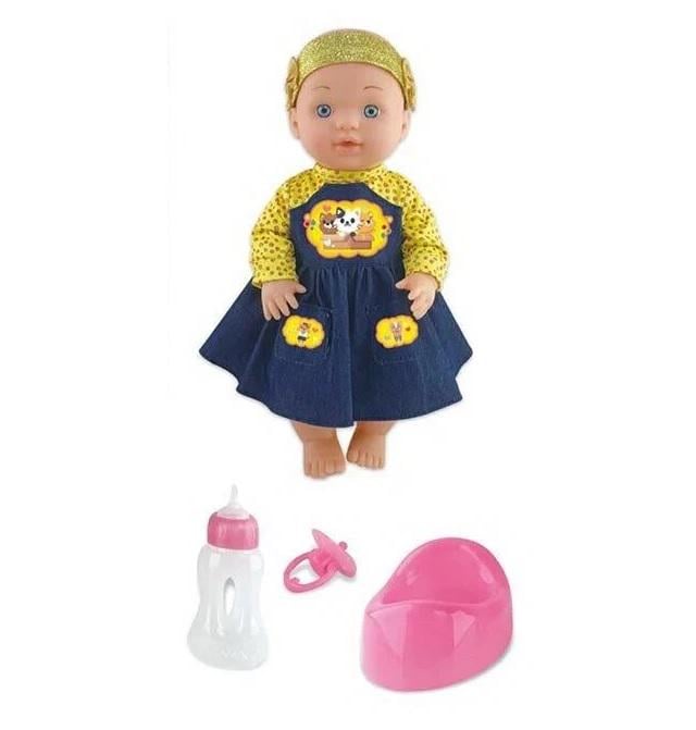Пупс Yalа Baby пьющий из бутылочки ходит на горшок 31 см Multicolor (142196)
