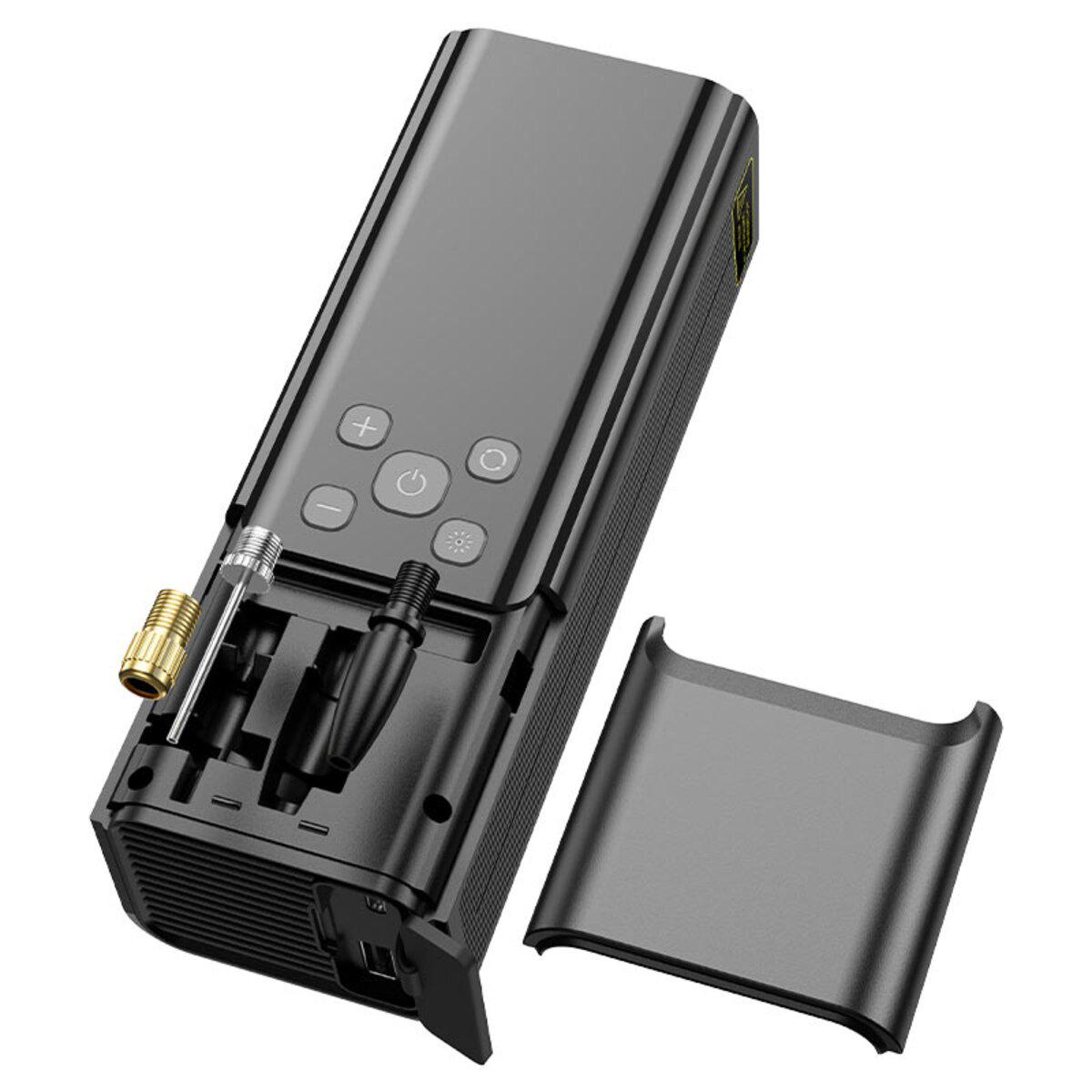 Насос автомобильный Hoco ZP7 Maddy portable smart air pump (6942007614511) - фото 7 Насос автомобильный Hoco ZP7 Maddy portable smart air pump (6942007614511) - фото 7