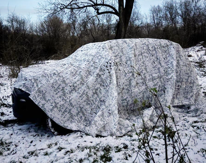 Маскувальна сітка зимова для ЗСУ 5х7 м - фото 1