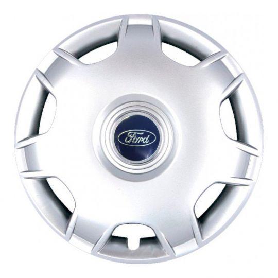 Автомобильные колпаки SKS 205 R14 с логотипом Ford 4 шт. Серебристый