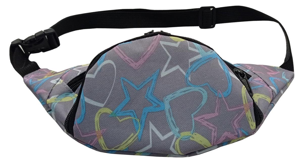 Сумка-бананка Tiger Rio Print Сердечки звездочки (S211061)