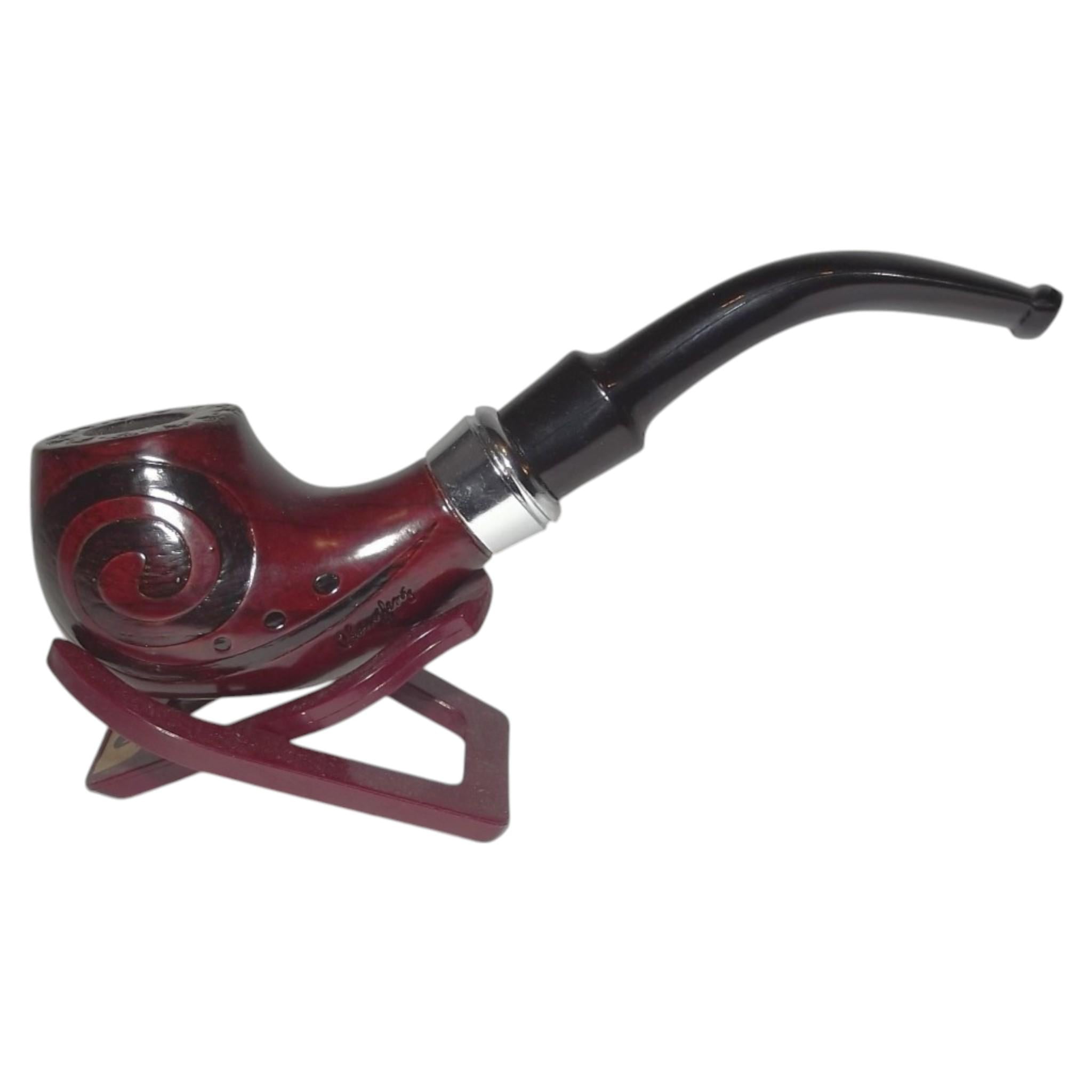 Люлька для паління Wooden Pipe Flourish дерев'яна в подарунковій упаковці (KT72) Люлька для паління Wooden Pipe Flourish дерев'яна в подарунковій упаковці (KT72)