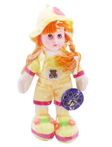 Музыкальная плюшевая кукла 30 см Yellow (129146-50523)