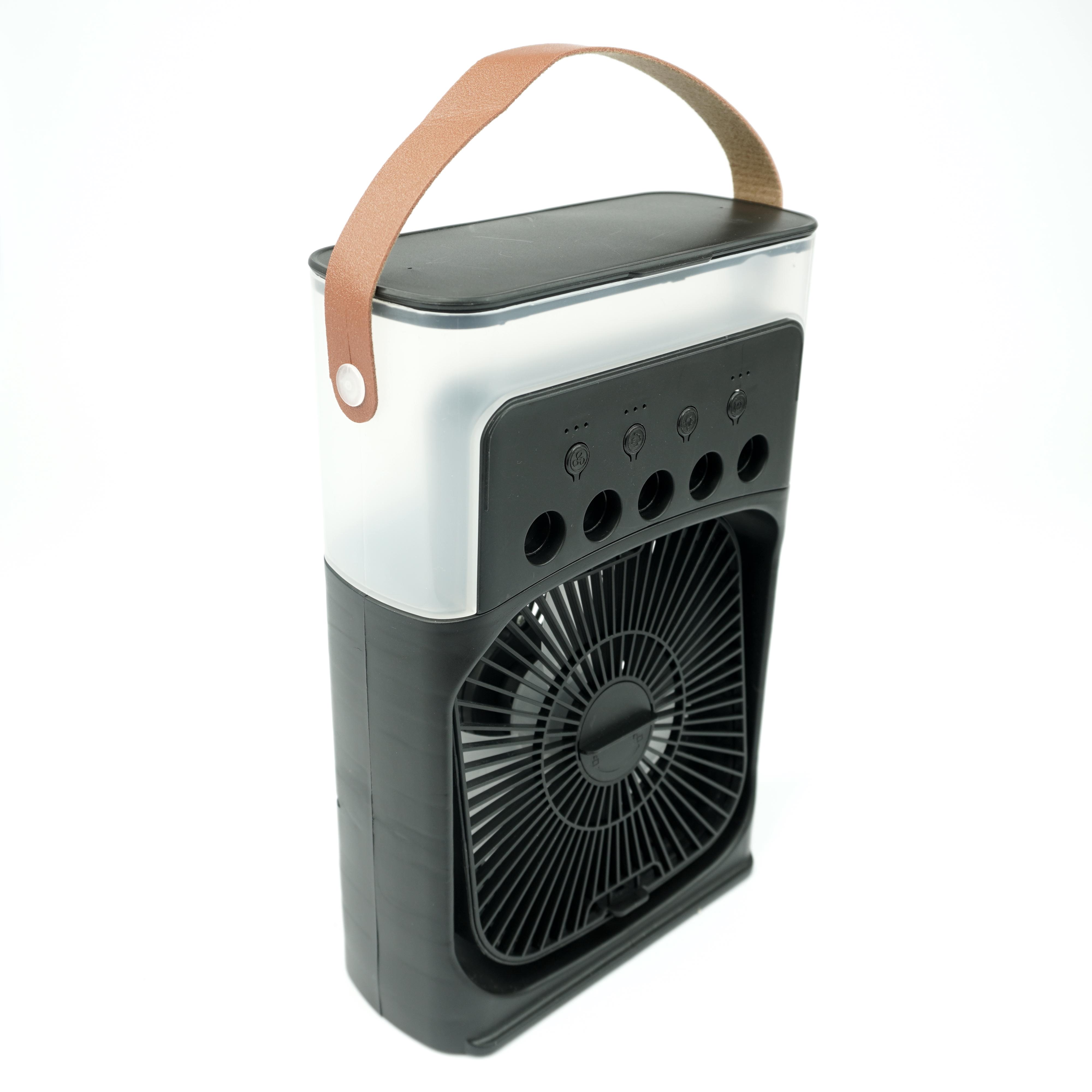 Вентилятор-зволожувач Air Cooler Fan 4в1 настільний USB з підсвічуванням та формою для льоду (021863) - фото 7 Вентилятор-зволожувач Air Cooler Fan 4в1 настільний USB з підсвічуванням та формою для льоду (021863) - фото 7