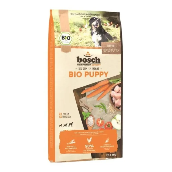 Корм сухой для щенков Bosch HPC BIO Puppy Курица/Морковь 11,5 кг (5754115)