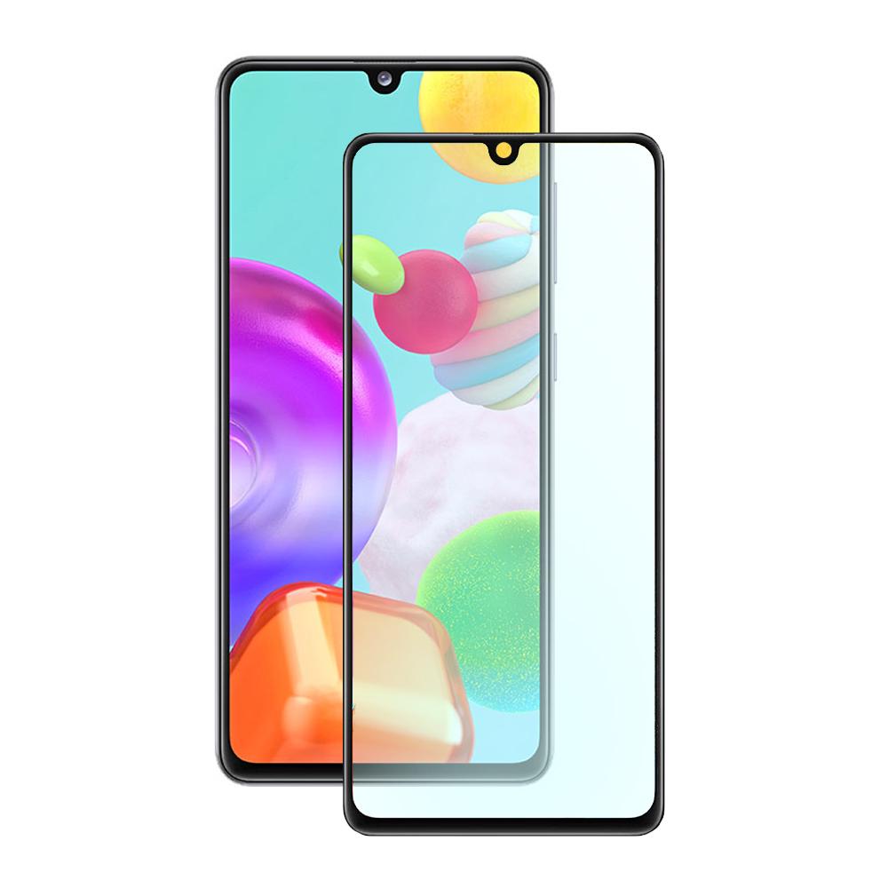 Защитное стекло Glass Full Glue для Samsung A41 Black (6053)