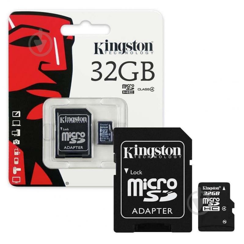 Карта памяти Kingston 32Gb micro SD Class 10