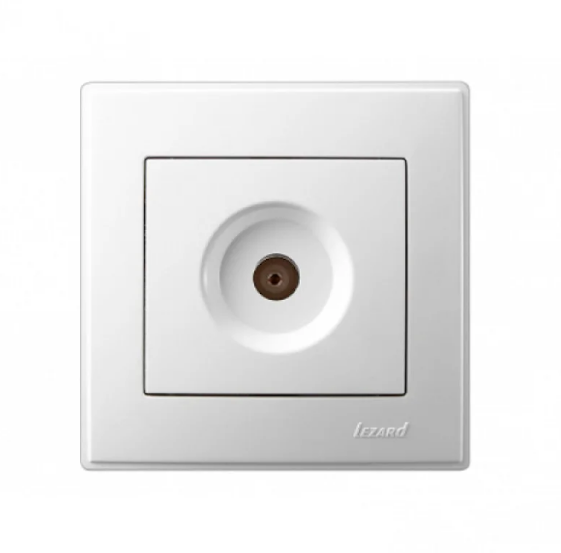 Розетка телевизионная Lezard Lesya Белый (26354576)