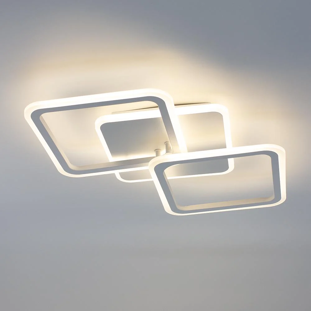 Люстра ESLLSE MOKA 3S LED 62 Вт 550x310x72 мм Белый (10566) - фото 1