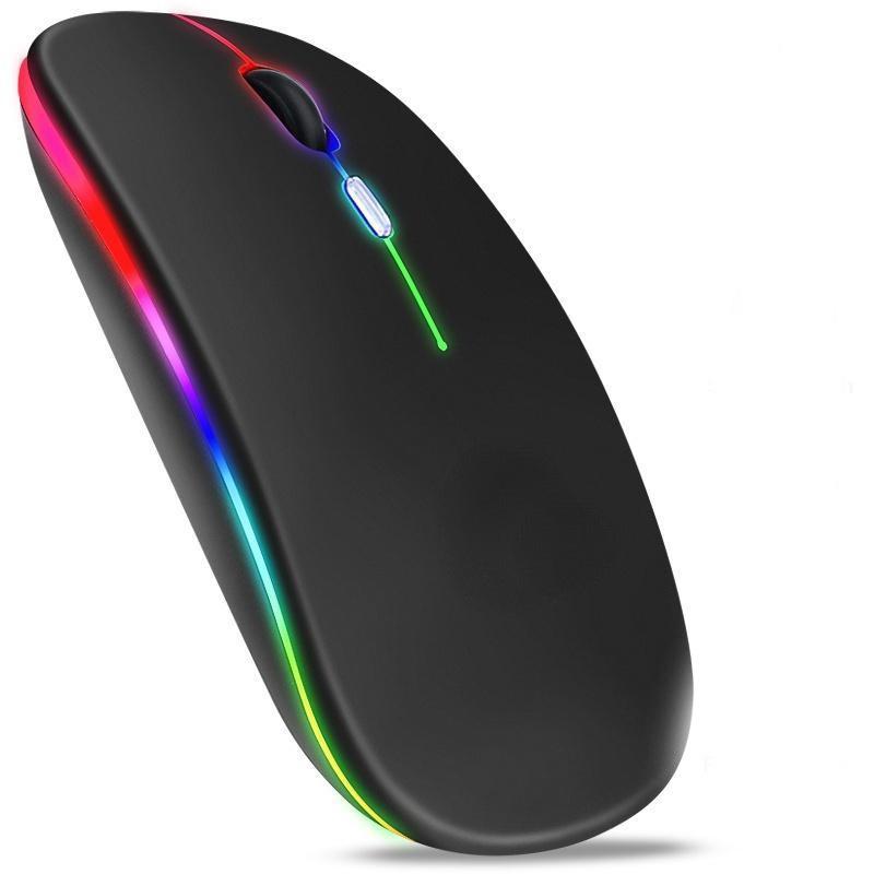Мышь Bluetooth BauTech RGB аккумуляторная Black