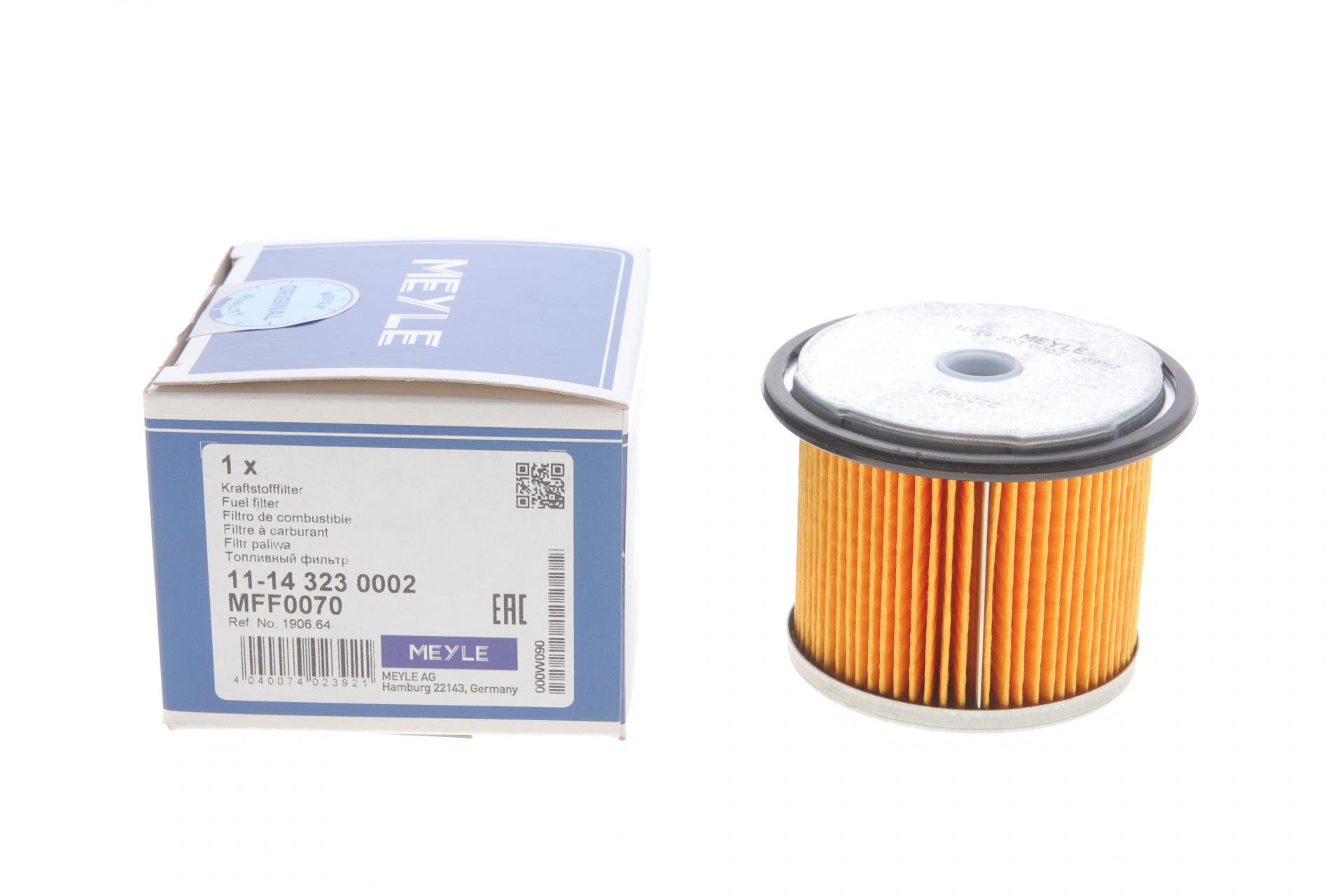 Фільтр паливний Meyle для Fiat Scudo 1,9TD- (11-14 323 0002)