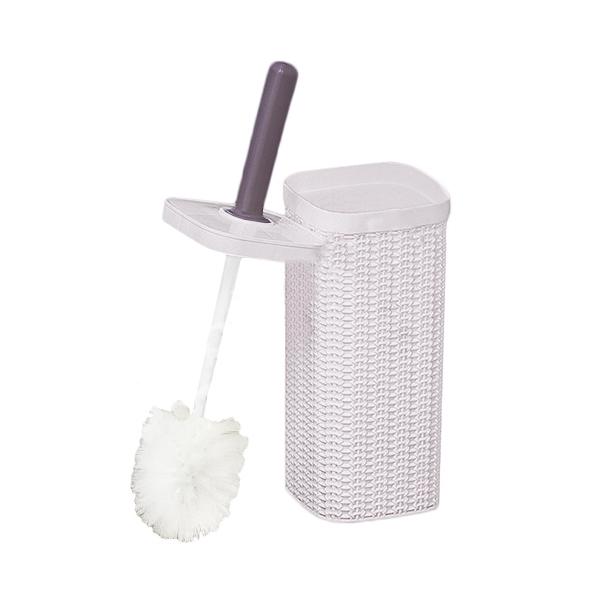 Йоржик туалетний з підставкою PlastArt в'язанка Білий (MUP-BA-375-WHITE)