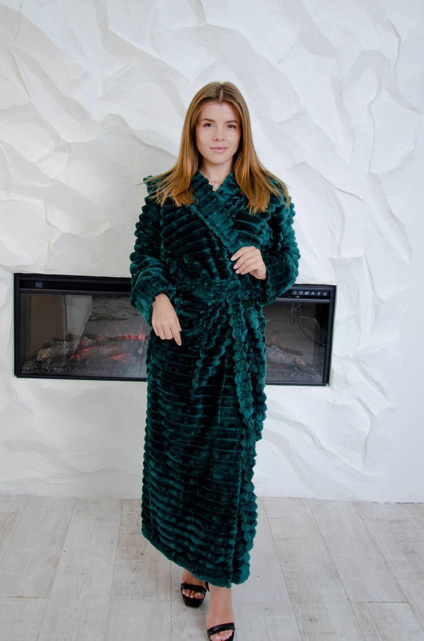 Халат махровий L Смарагдовий (Д-Al-sharpey-halat-005)