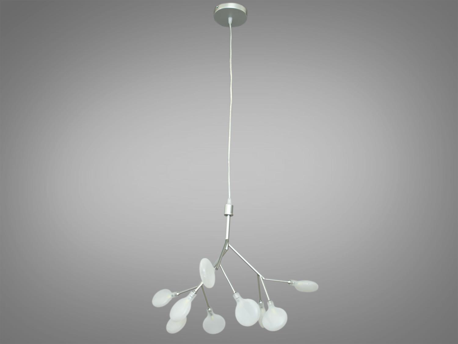 Люстра-подвес Светлячок 9 ламп Хром (HXD8048/9CH) - фото 2