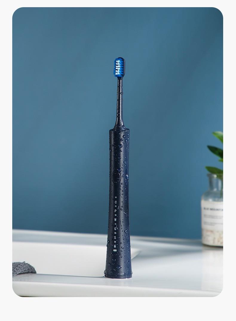 Щетка зубная электрическая Sonic XBH-168 5 насадок Серый - фото 3 Щетка зубная электрическая Sonic XBH-168 5 насадок Серый - фото 3