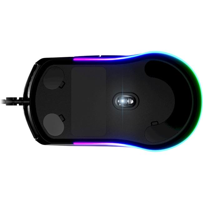Компьютерная мышка игровая SteelSeries Rival 3 с подсветкой и проводом Черный (62513) - фото 5