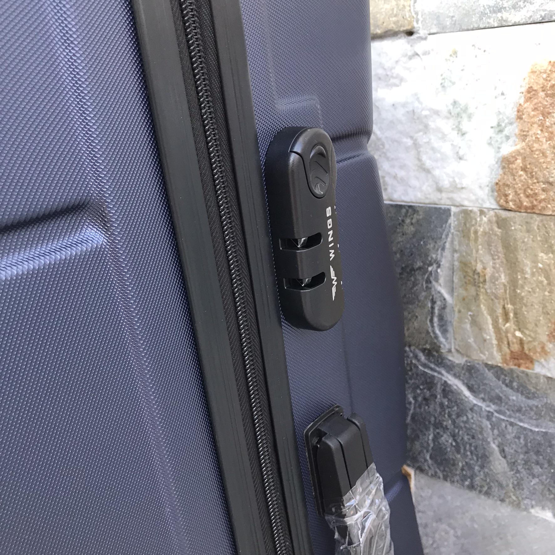 Валіза дорожня Wings 147 з полікарбонату L 75х48х30 см Синій (10820044) - фото 6