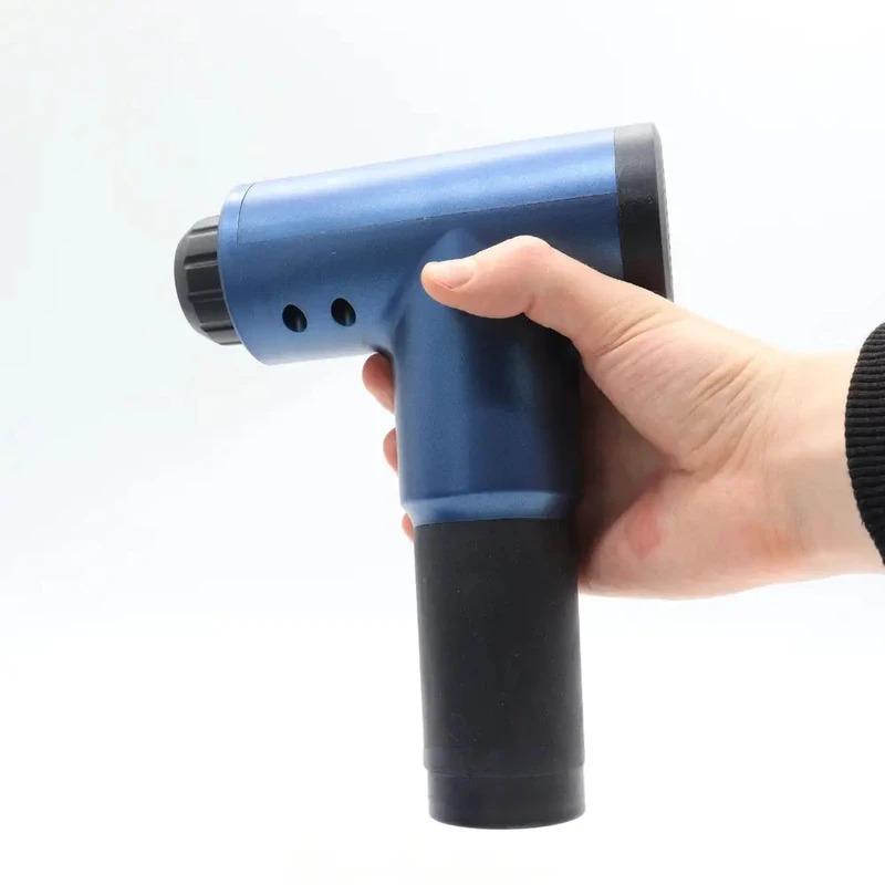 М'язовий масажер KH-320 6 насадок Синій (234560049_378) - фото 5