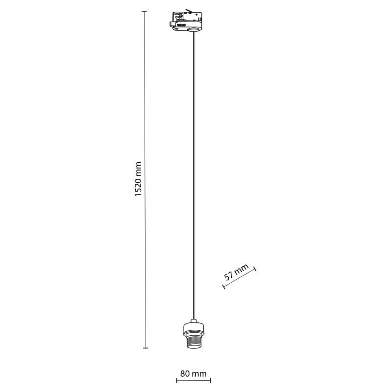 Трековий світильник TK-Lighting TRACER 3Ф E27 6776 - фото 3