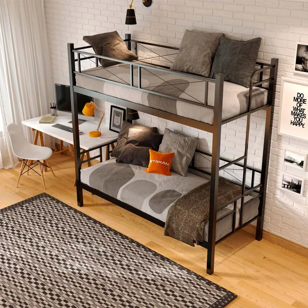 Ліжко металеве Double Duo двоярусне 900х2000 мм (900993)