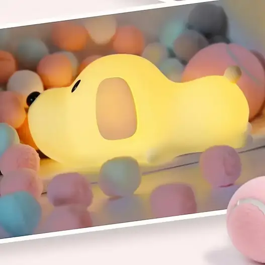 Нічник цуценя з регулятором яскравості акумуляторний сенсорний 1200 MAh таймер 30 та 60 хв (L-05) - фото 12 Нічник цуценя з регулятором яскравості акумуляторний сенсорний 1200 MAh таймер 30 та 60 хв (L-05) - фото 12