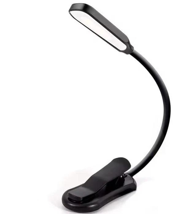Лампа для чтения книг 7 LED с аккумулятором Черный (00005) Лампа для чтения книг 7 LED с аккумулятором Черный (00005)