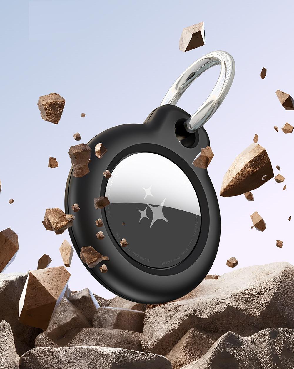 Брелок-чехол Dux Ducis для геометок трекеров Apple AirTag с карабином 4 шт. (6971824158977) - фото 3