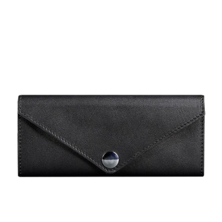 Гаманець жіночий шкіряний Керрі 1.0 Krast Чорний (A-026140)