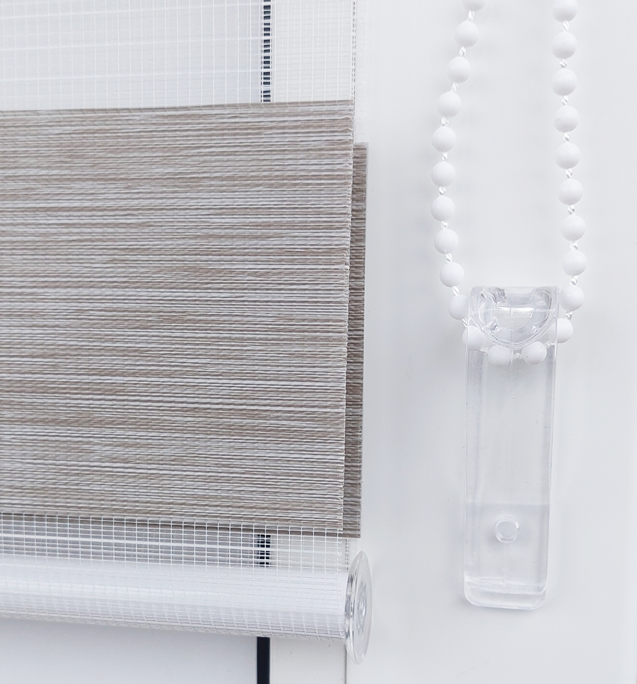 Ролета день-ночь Bigimot 66x150 см Бежевый (N 208-150-66) - фото 3 Ролета день-ночь Bigimot 66x150 см Бежевый (N 208-150-66) - фото 3