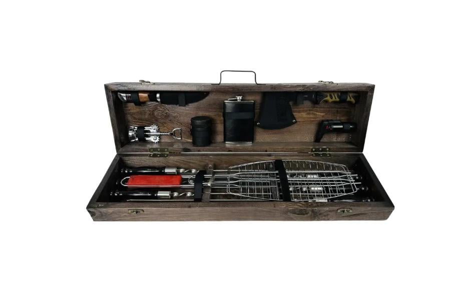 Набор шампуров в кейсе Дровосек (21-10-KS-7701)