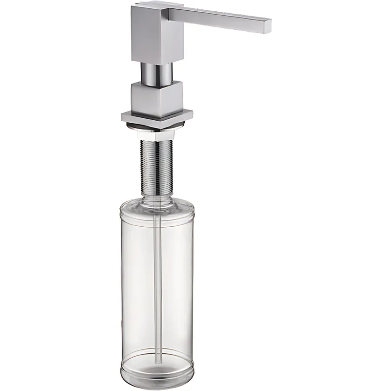 Дозатор для мийного засобу врізний Koer SDB-02-02 300 мл Нержавіюча сталь (KR5629)