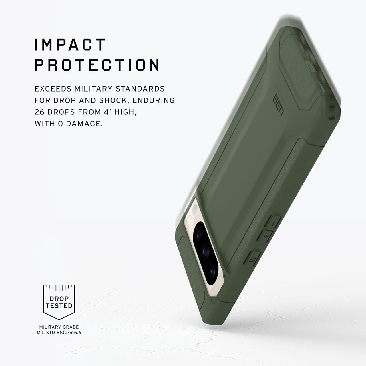 Чехол UAG - Google Pixel 8 Pro Scout - Olive Drab - фото 5