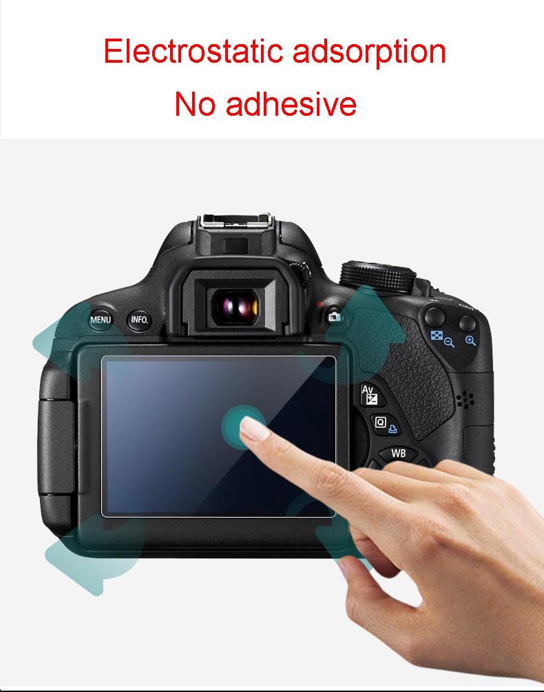 Защита LCD экрана Zomei для Nikon D3300 закаленное стекло - фото 6
