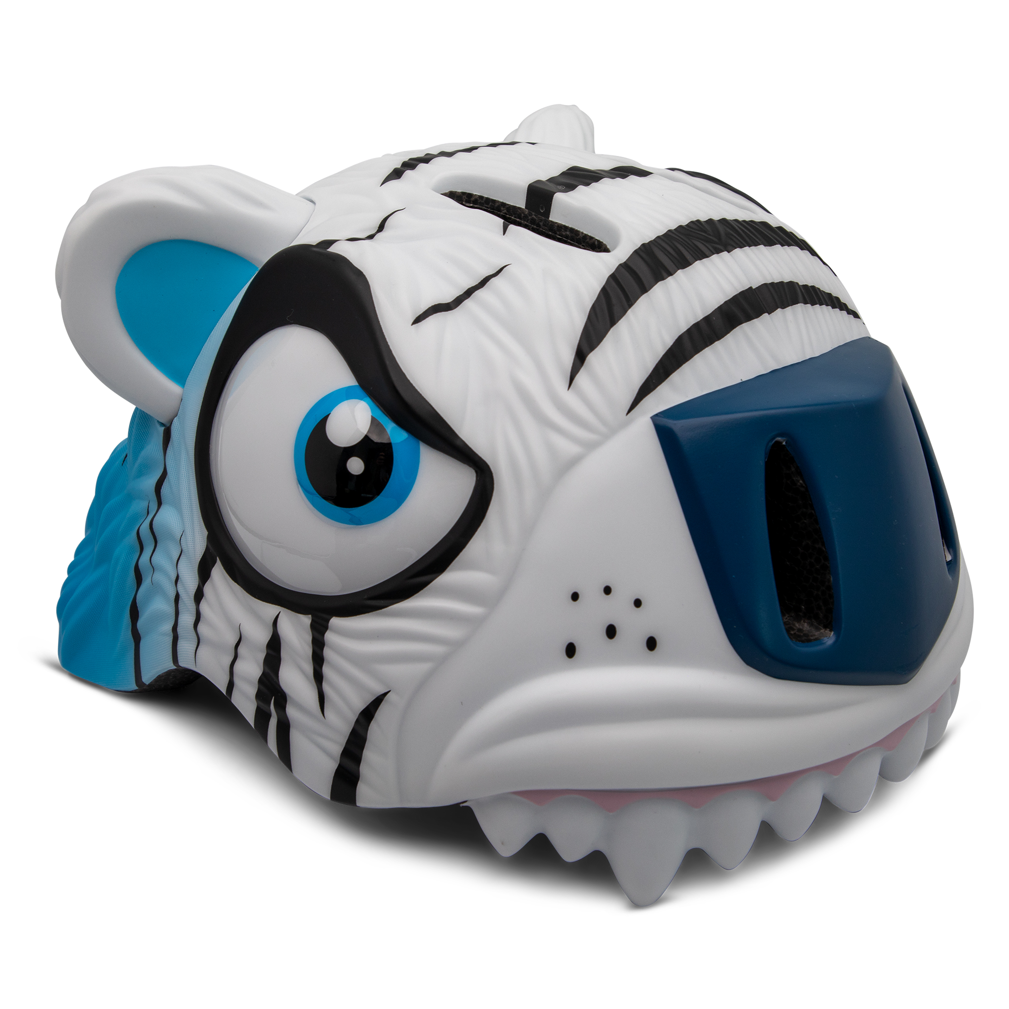 Шлем детский Crazy Safety White Tiger S (100103-01)