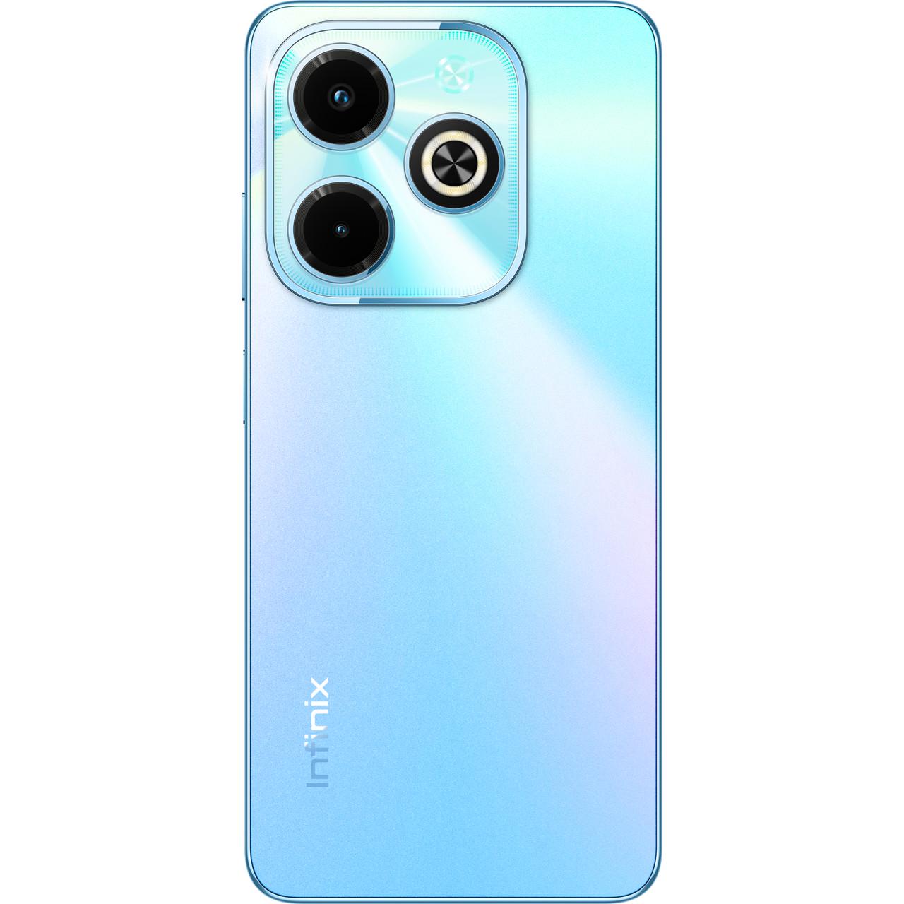 Смартфон Infinix Hot 40i 4/128Gb X6528B UA UCRF NFC Palm Blue - фото 6