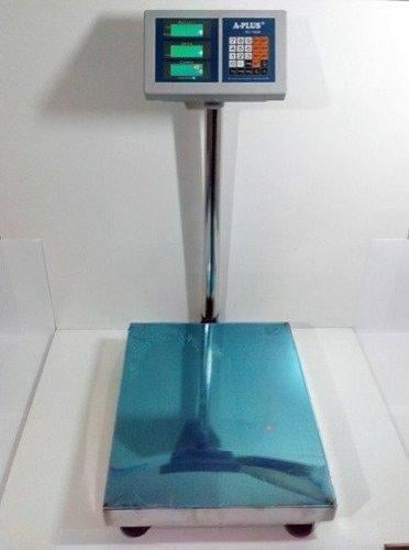 Весы торговые A-PLUS со стойкой до 300 кг платформа 40x50 см (511998) - фото 4 Весы торговые A-PLUS со стойкой до 300 кг платформа 40x50 см (511998) - фото 4