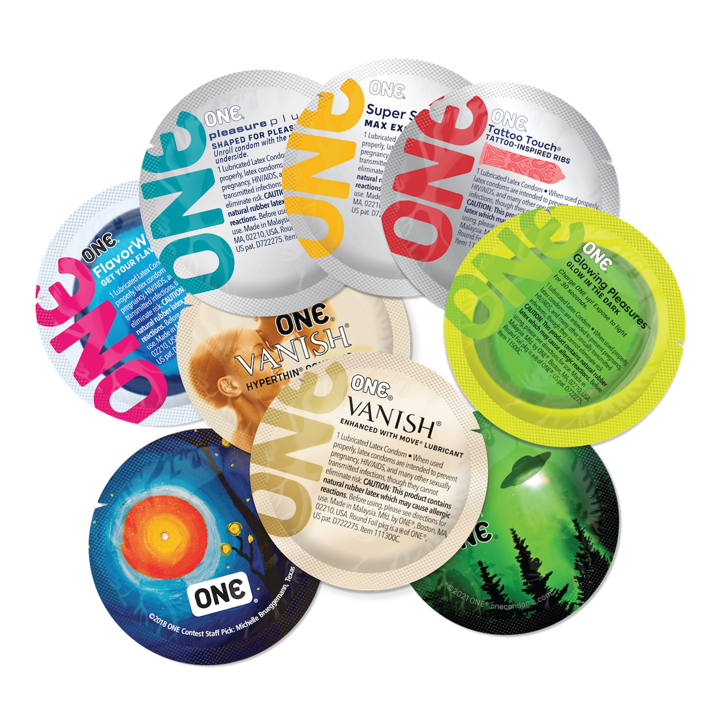 Презервативы ONE Mixed Pleasure 3 шт. (110106C)